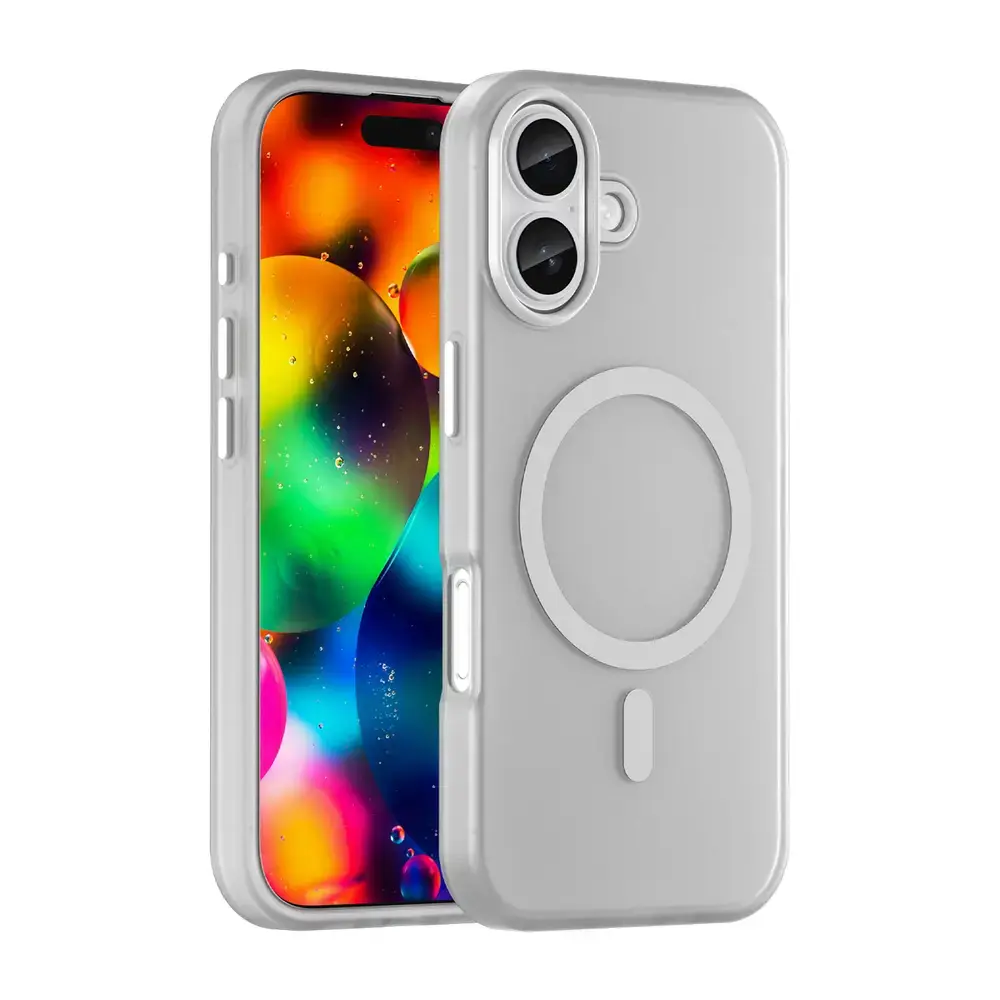 Magnetic Abrasive maciņš ar MagSafe atbalstu telefonam iPhone 17 balts