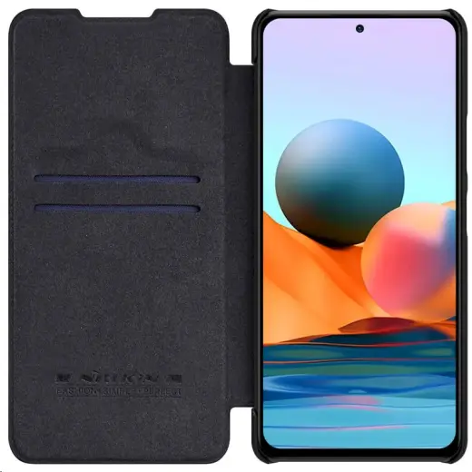 Nillkin Qin Book Case for Xiaomi Redmi Note 10 Pro|10 Pro Max Black
