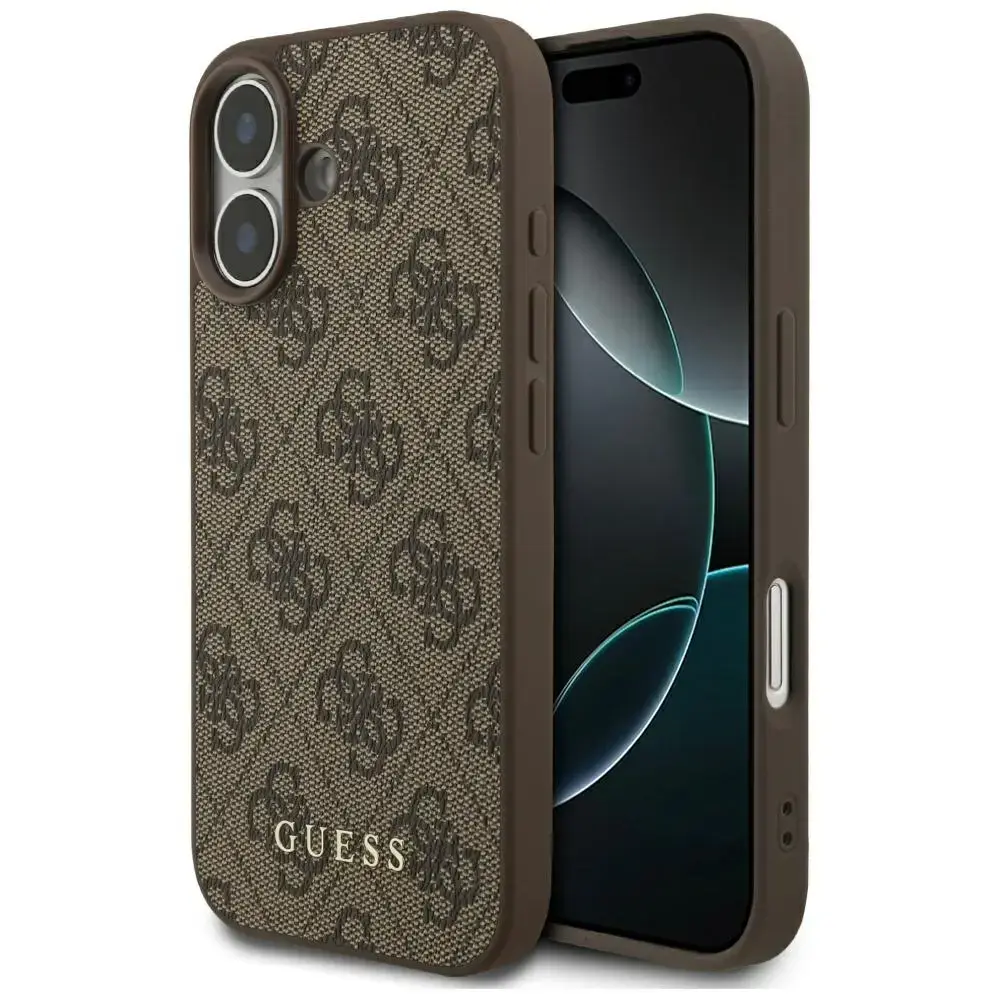 Guess 4G Classic maciņš telefonam iPhone 17 brūns