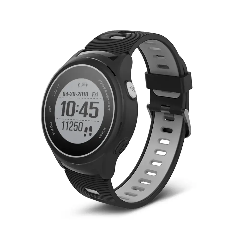 Forever Smart SW-600 Triplex Sport Watch with GPS | Pulsometer | IP68 | BT 4.2 | Compass | Weather | Grey