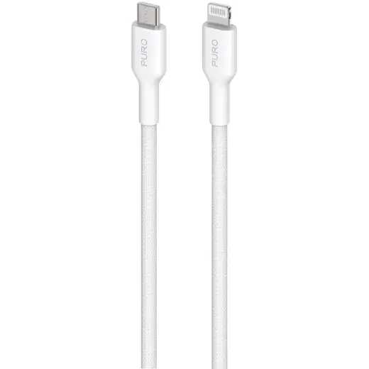 Puro Fabrik провод для передачи данных и зарядки | USB-C на Lightning | 1.2м | белый