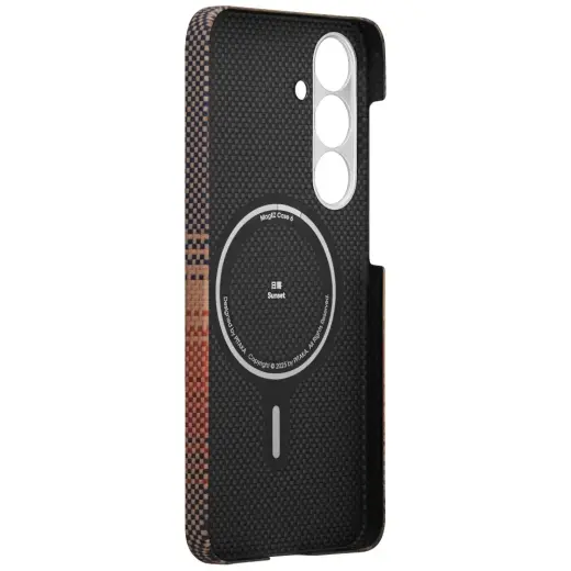 Case PITAKA Moonrise Tactile Woven MagSafe for Samsung Galaxy S25 sunset Photo