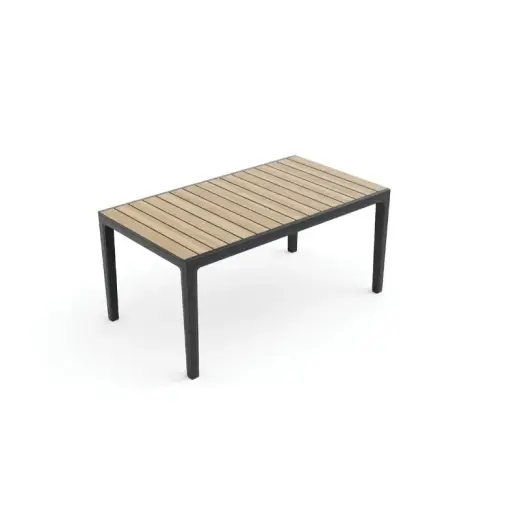 Садовый стол Deco Corale 160, цвет тик/серый