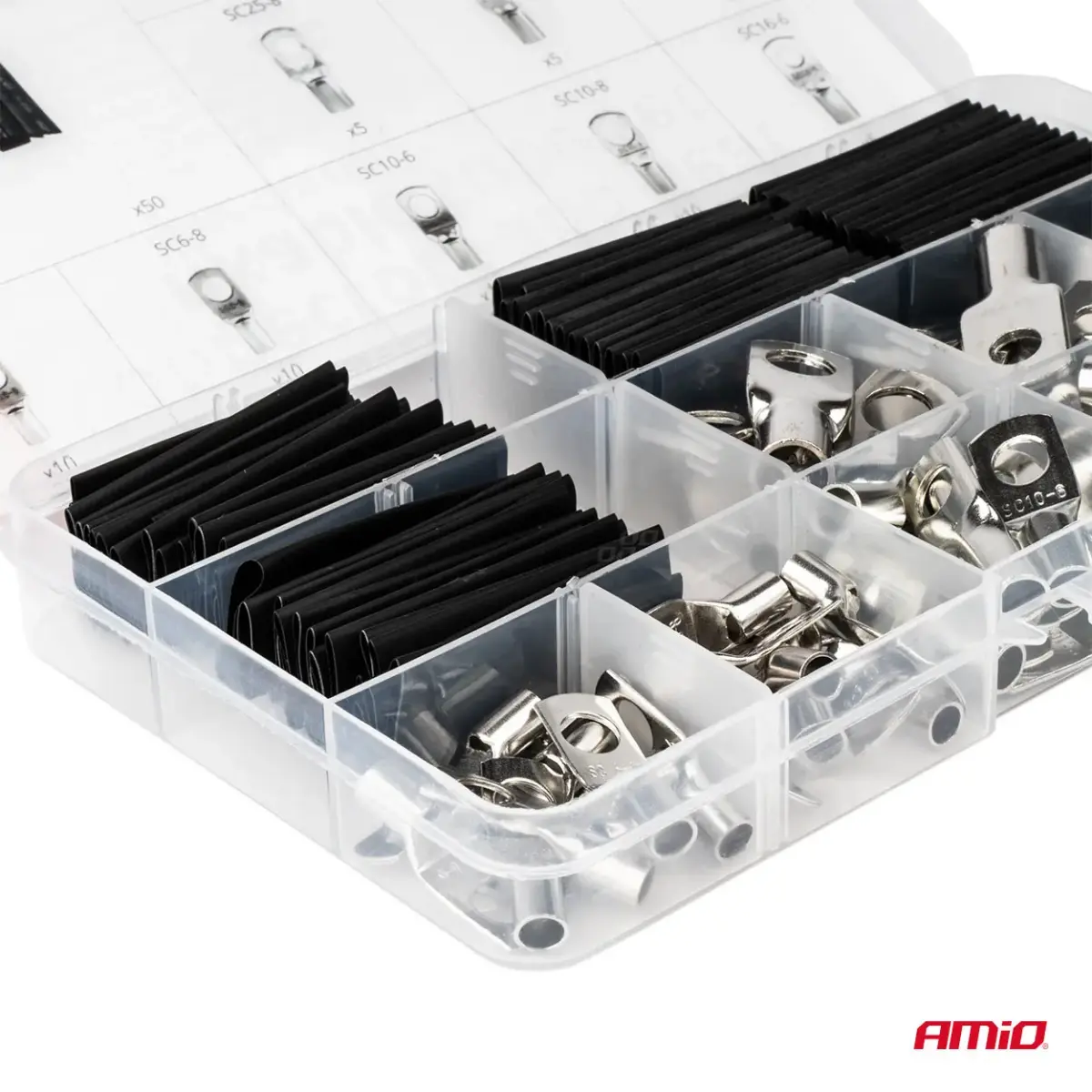 Heat shrink wire Connectors and Tubes 140pcs AMIO-04122