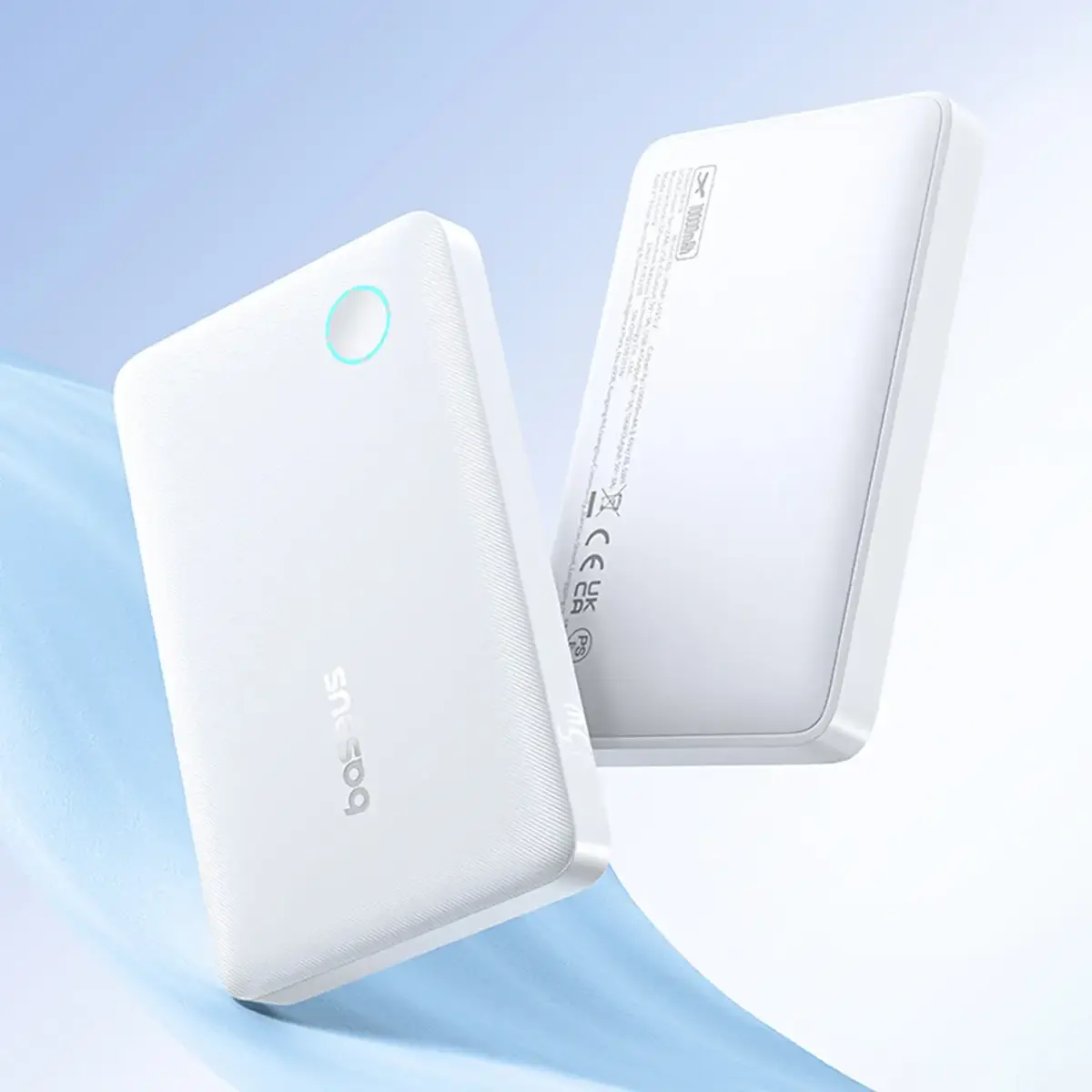 Baseus EnerFill FP11 ārējais akumulators (powerbank) | 10 000 mAh | 15W | USB-C | balts