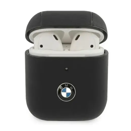 BMA2CSLBK BMW Signature Leather Case for Airpods 1|2  Black