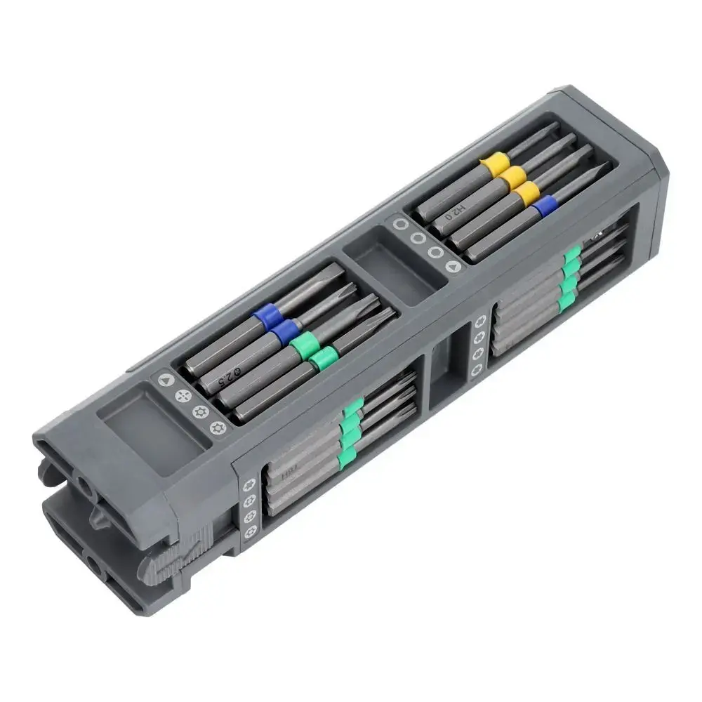 Set of service screwdrivers, 30-in-1 aluminum bits