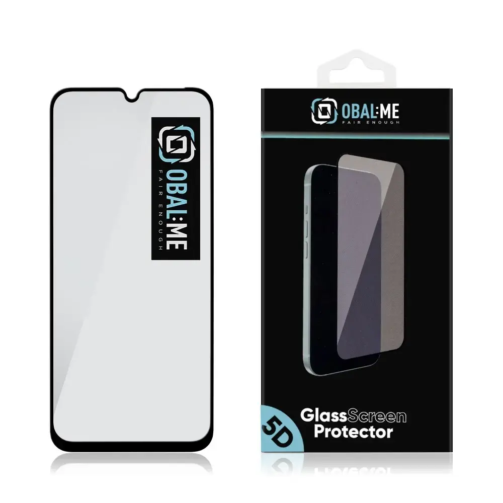 OBAL:ME 5D Glass Screen Protector for Xiaomi Redmi A7 Pro Black