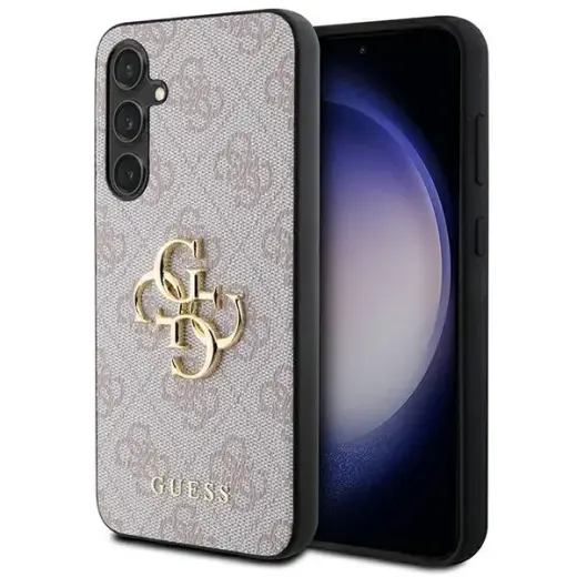 Guess GUHCS23FE4GMGPI S711 S23 FE pink hardcase 4G Big Metal Logo