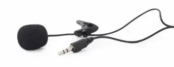 Gembird Clip-on 3.5mm Microphone Black