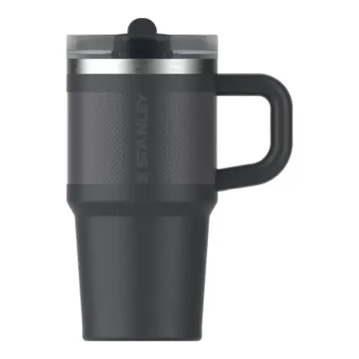 Thermo mug with straw The Quencher ProTour Flip Straw Tumbler 0.59L black