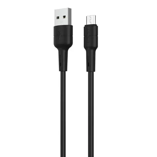 Borofone BX30 data transfer and charging cable | USB-A to Micro USB | 12W | 1m | black