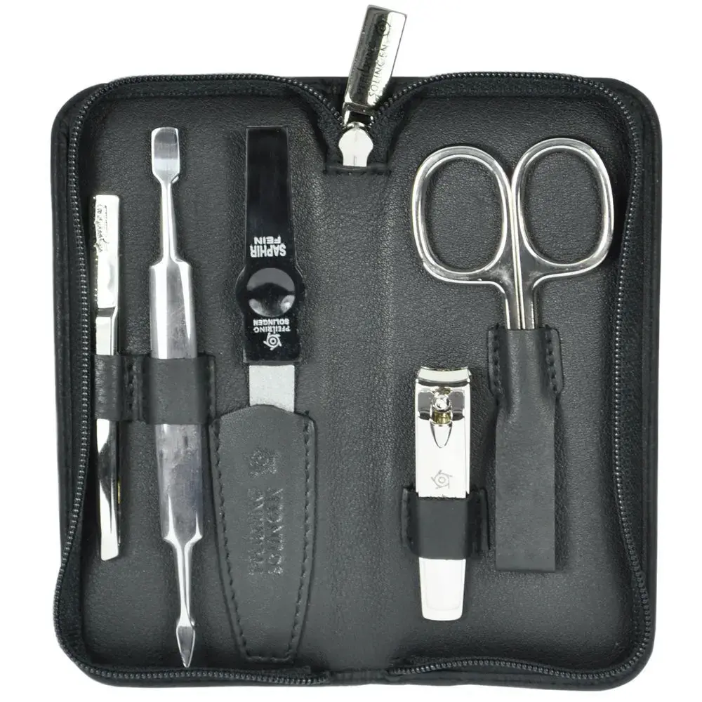 Pfeilring Solingen 5-piece Black Manicure Set