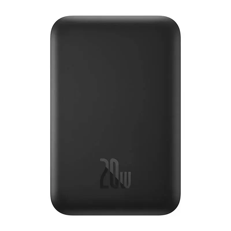 Baseus Magnetic Mini ārējais akumulators (powerbank) | 6000 mAh | 20W | USB-C, MagSafe | melns