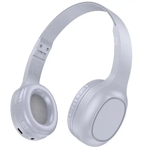 Wireless headphones Hoco W46 light blue gray