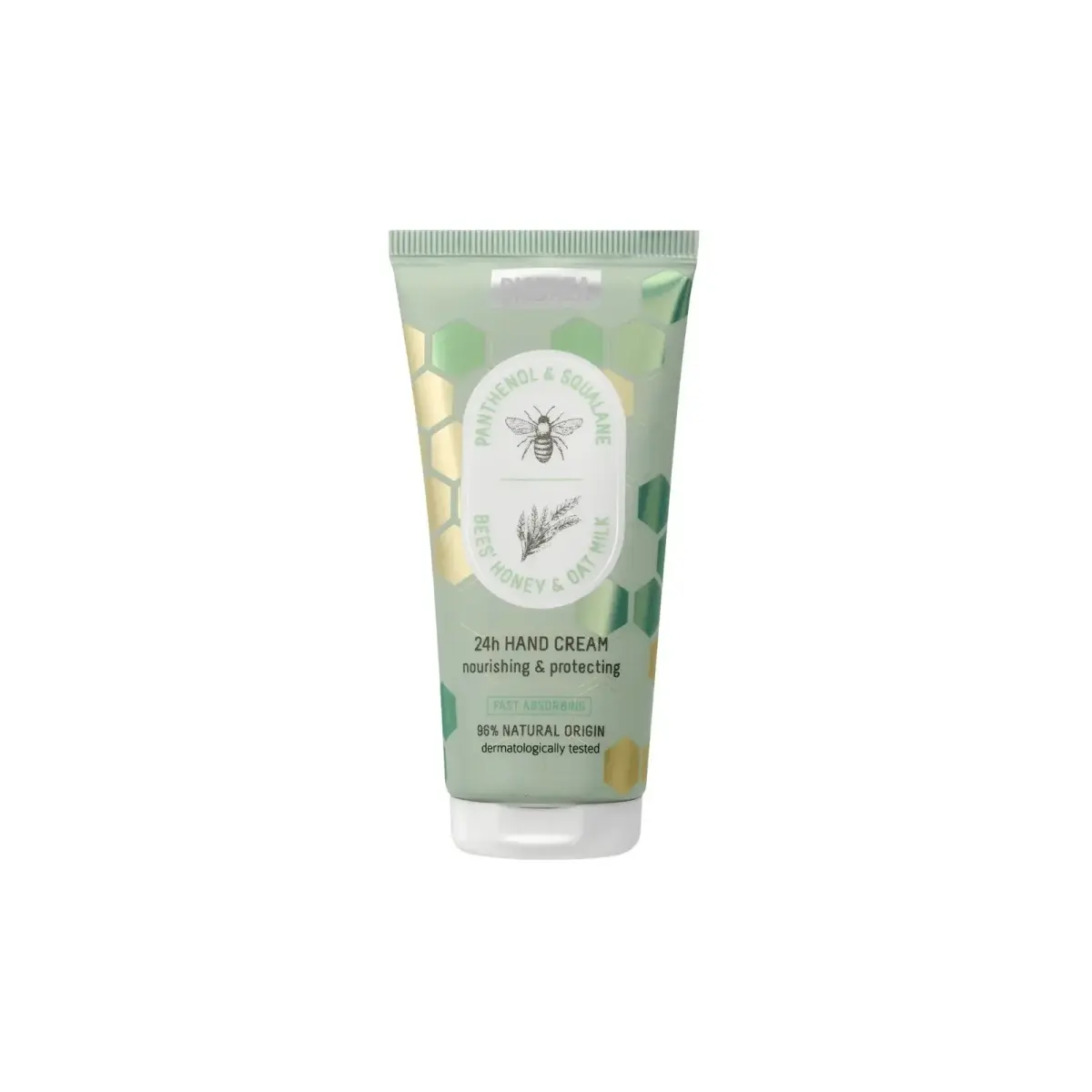 Biobaza, Bee's Honey & Oat Milk, Hydrating & Protecting, Hand Cream, 50 ml