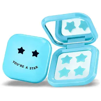 Biovène Pimple Star Patches & Mirror Case - Sada modrých náplastí ( 32 ks )