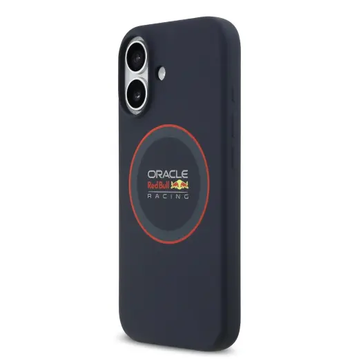 Red Bull Silicone Red Ring MagSafe Case for iPhone 17 Navy