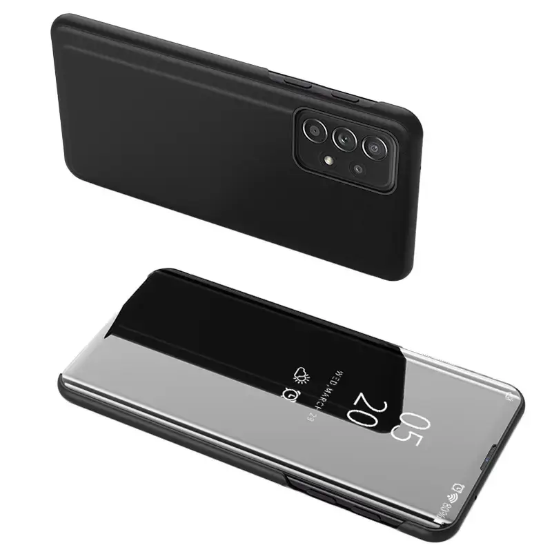 OEM Clear View grāmatveida maciņš telefonam