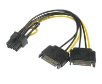 AKASA - SATA power to 6+2-pin PCIe adapter 4710614538801