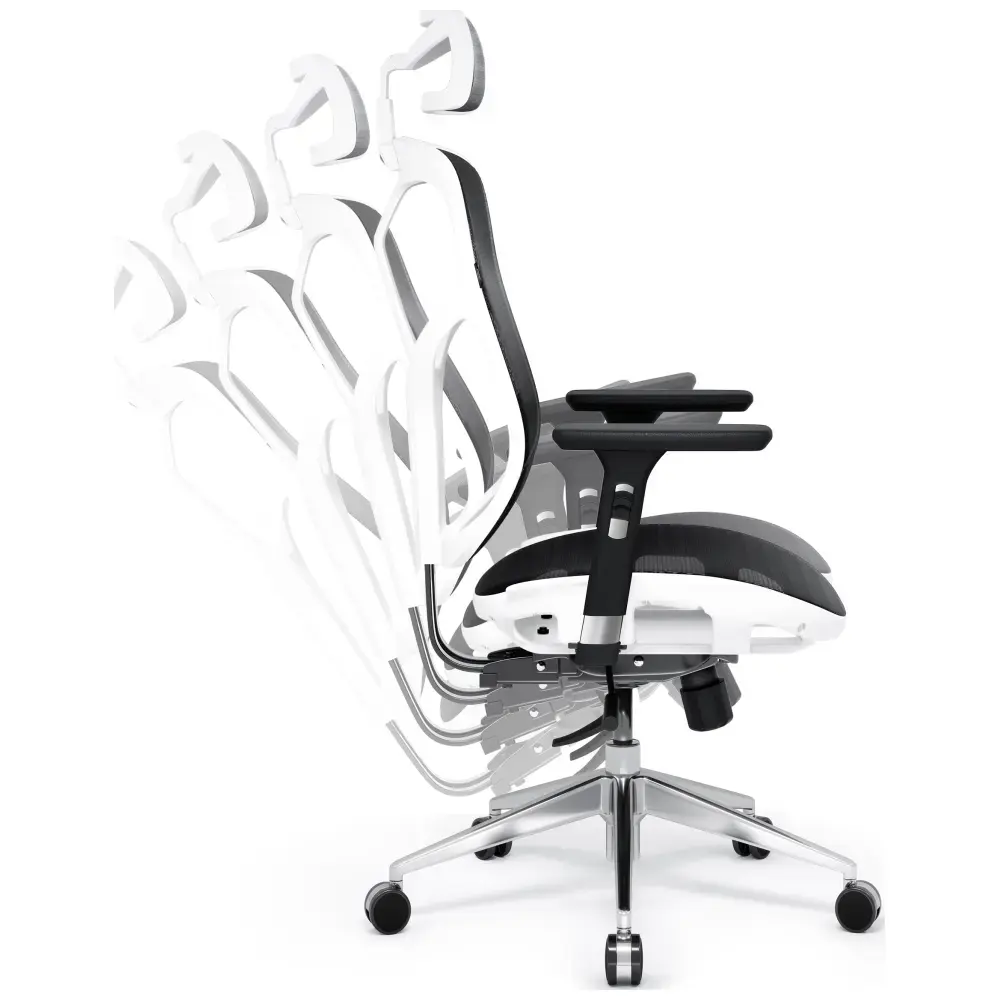 Ergonomic chair Diablo Chairs V-Basic white-black