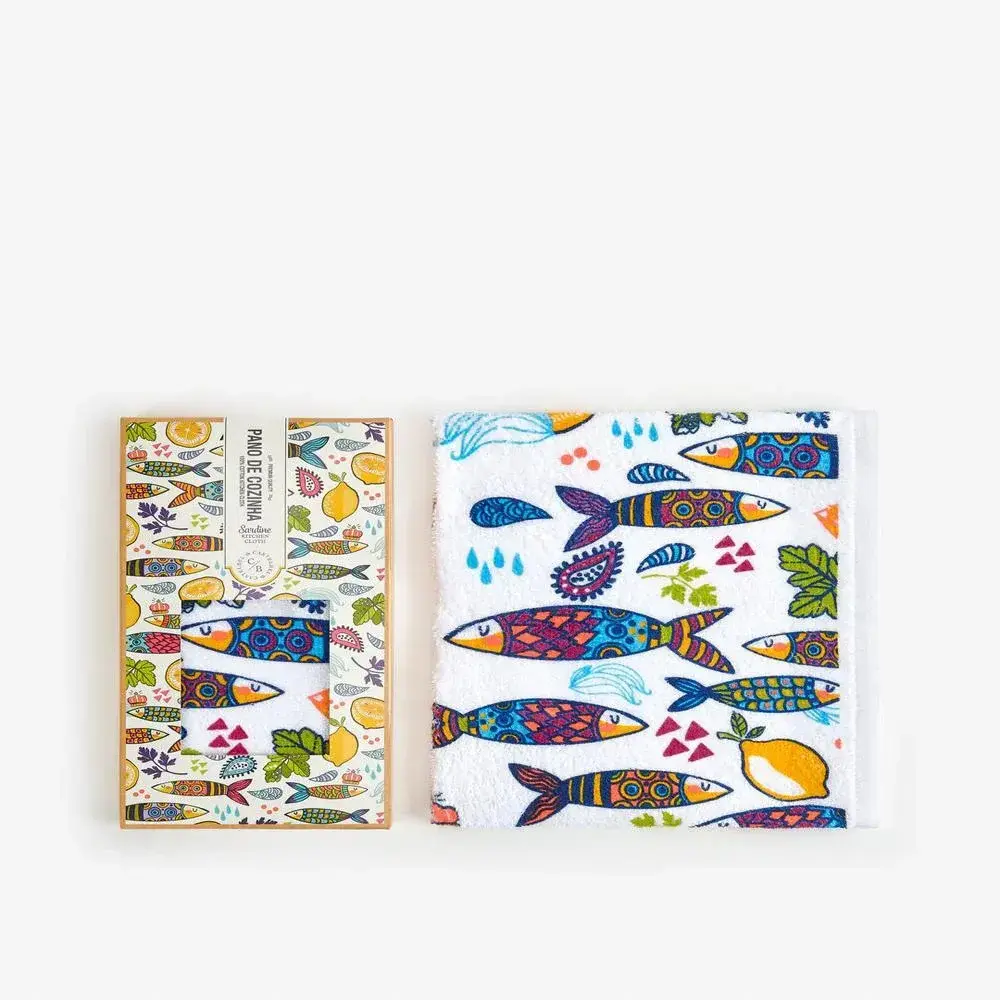 CASTELBEL Sardine Kitchen Cloth