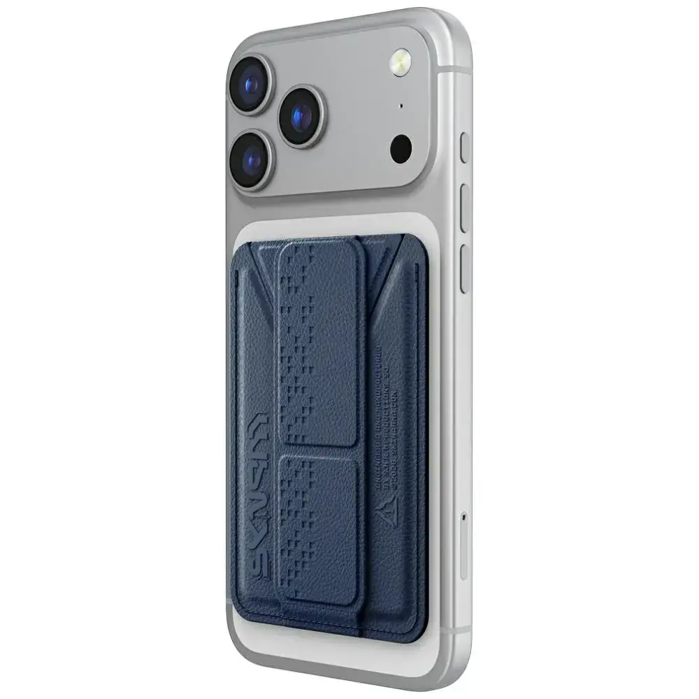 Wallet Skinarma Kado Haxa Magnetic      Cardholder Grip Stand blue