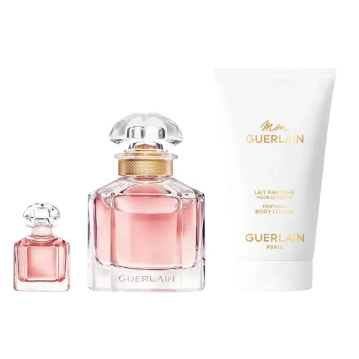 Set Guerlain: Mon Guerlain, Eau De Parfum, For Women, 50 ml + Mon Guerlain, Eau De Parfum, For Women, 5 ml + Mon Guerlain, Body Lotion, Body, 75 ml