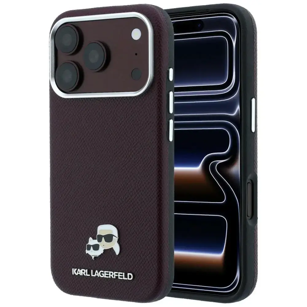 Karl Lagerfeld Grained Choupette Head Metal