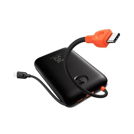 Veger K2 (W2068) väline akupank (powerbank) | 20 000 mAh | 35W | PD, QC | USB-C, Lightning | black
