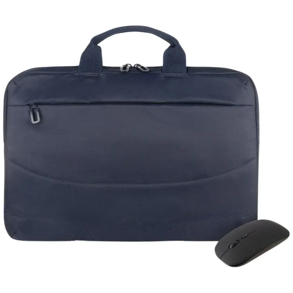 Tucano Borsa Idea set: 15.6" laptop bag + mouse blue