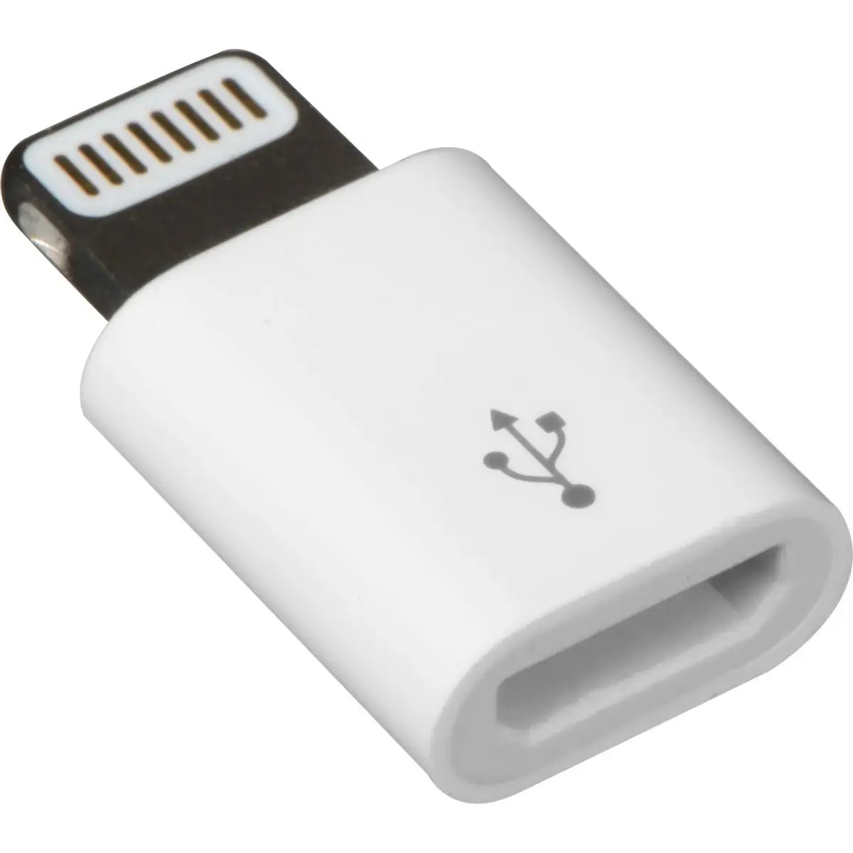 Fusion Adapter Micro USB to Lighting MD820ZM Connection Analogue White