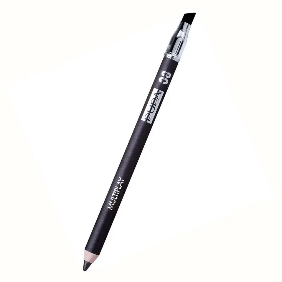 Pupa, Multiplay, Double-Ended, Eyeshadow & Kajal Eyeliner 2-In-1, 08, Basic Brun, 1.2 g *Tester