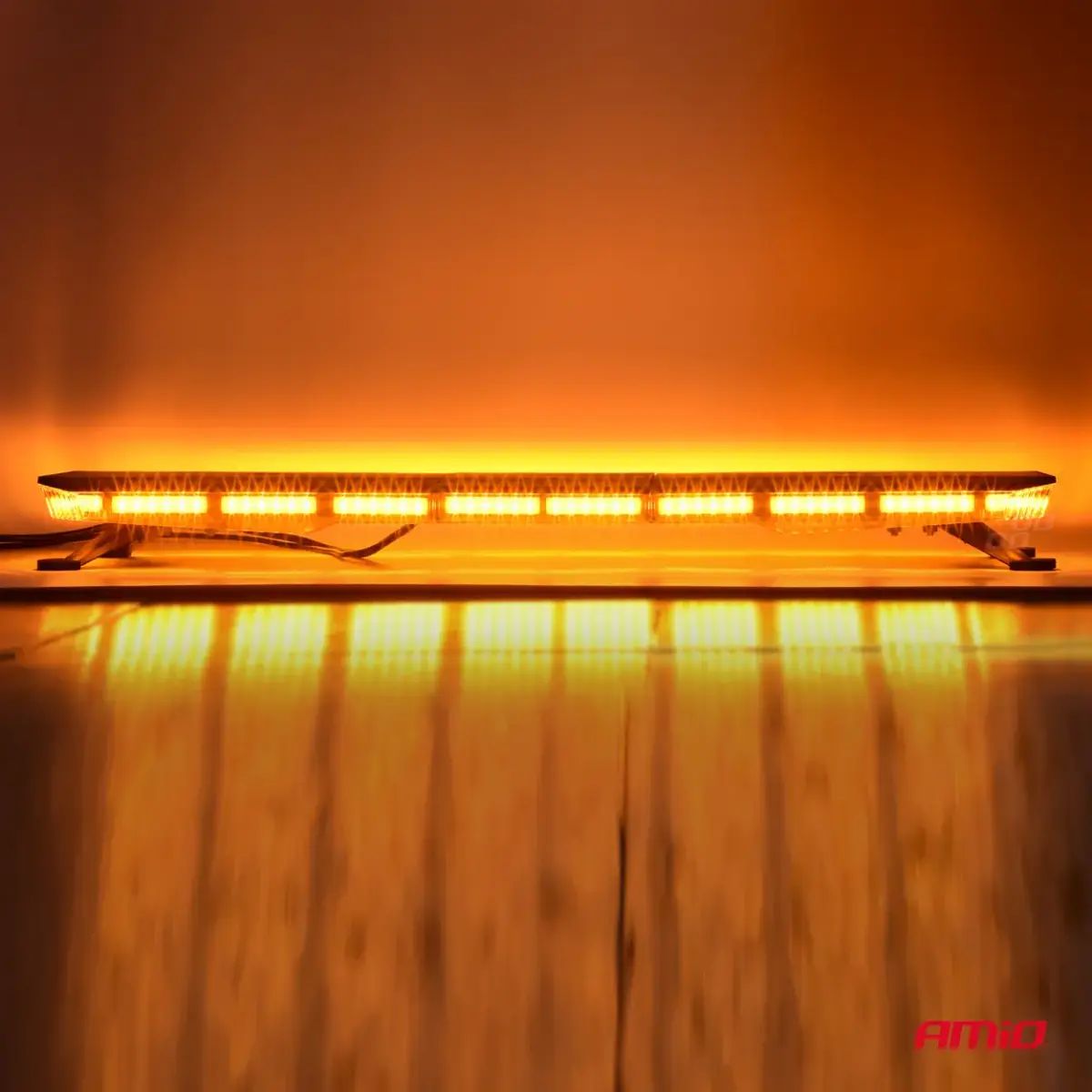 LED warning light bar 132 LED 965mm AMIO-03343