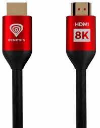 Kabelis Genesis HDMI Male - HDMI Male 3m 8K  PS4 | PS5 Red