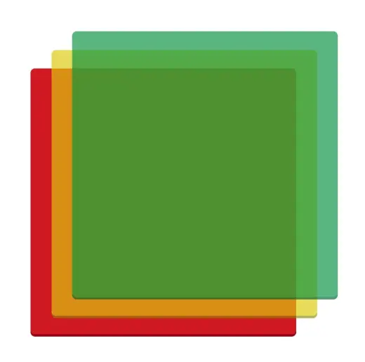 Falcon Series Three Colors Transparent Acrylic Sheets（10pcs) 300x300x3mm green red yello