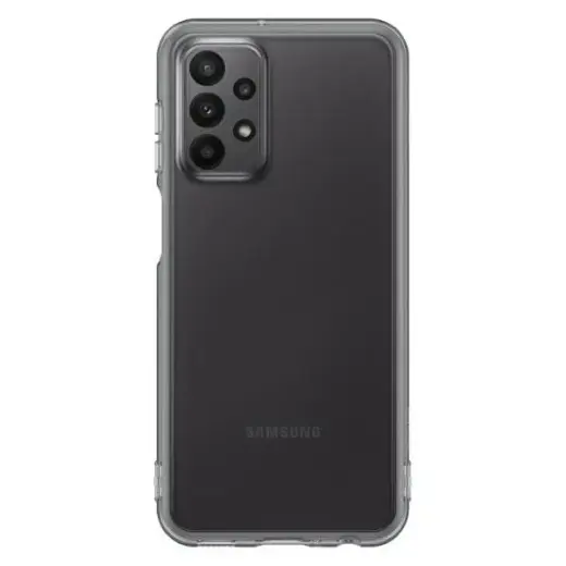 EF-QA235TBE Samsung Soft Clear Cover for Galaxy A23 5G Black