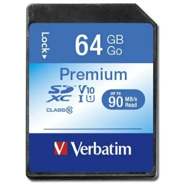 Verbatim Premium U1 Card SDXC 64GB