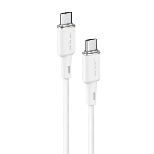 Acefast C2-03 data transfer and charging cable | USB-C to USB-C | 60W | 1.2m | white