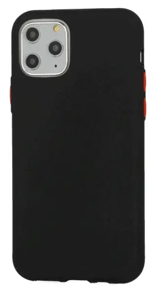 Fusion Solid Case Silikona Aizsargapvalks Priekš Xiaomi Redmi 9A Melns