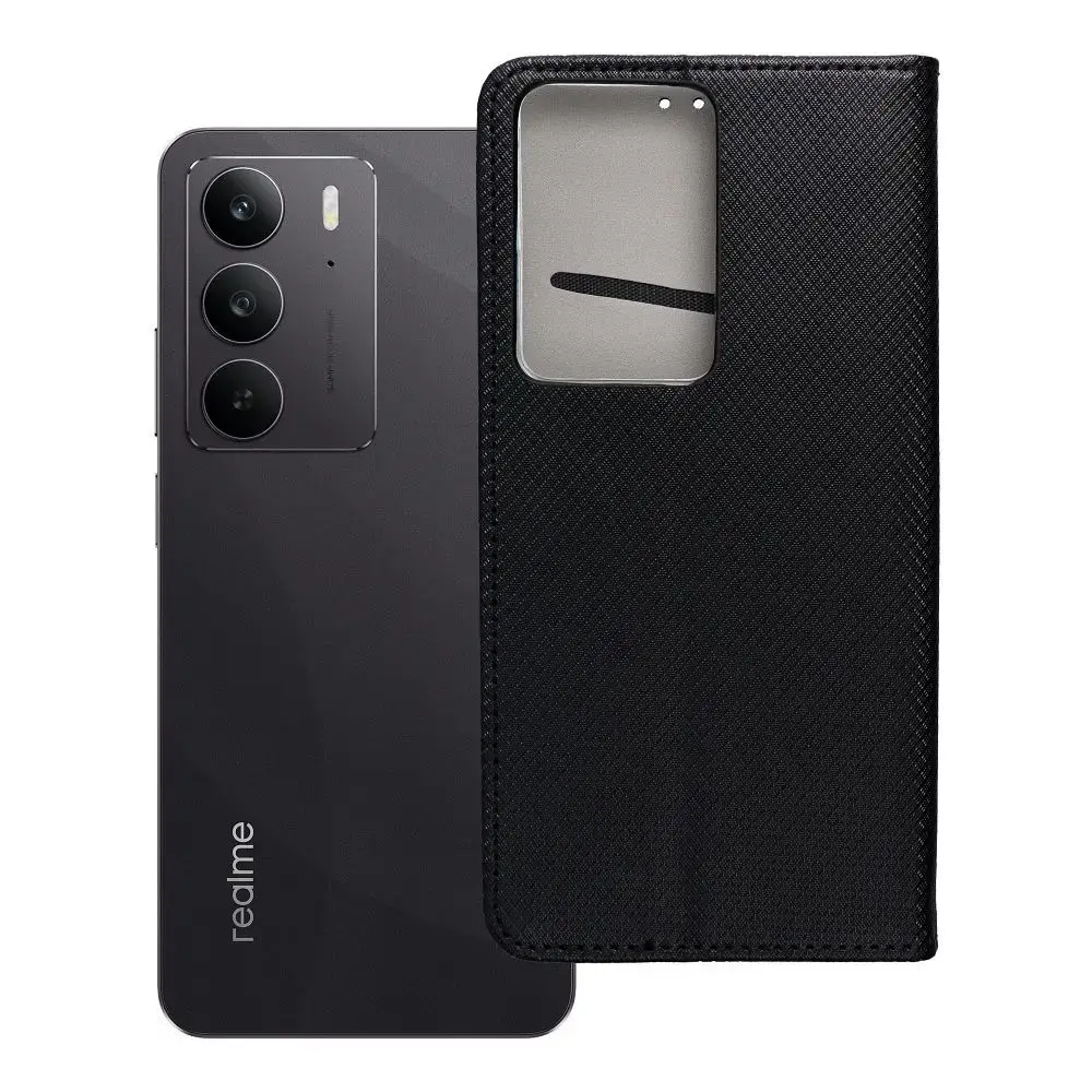 Flip case for Realme C75 Smart Case Book black