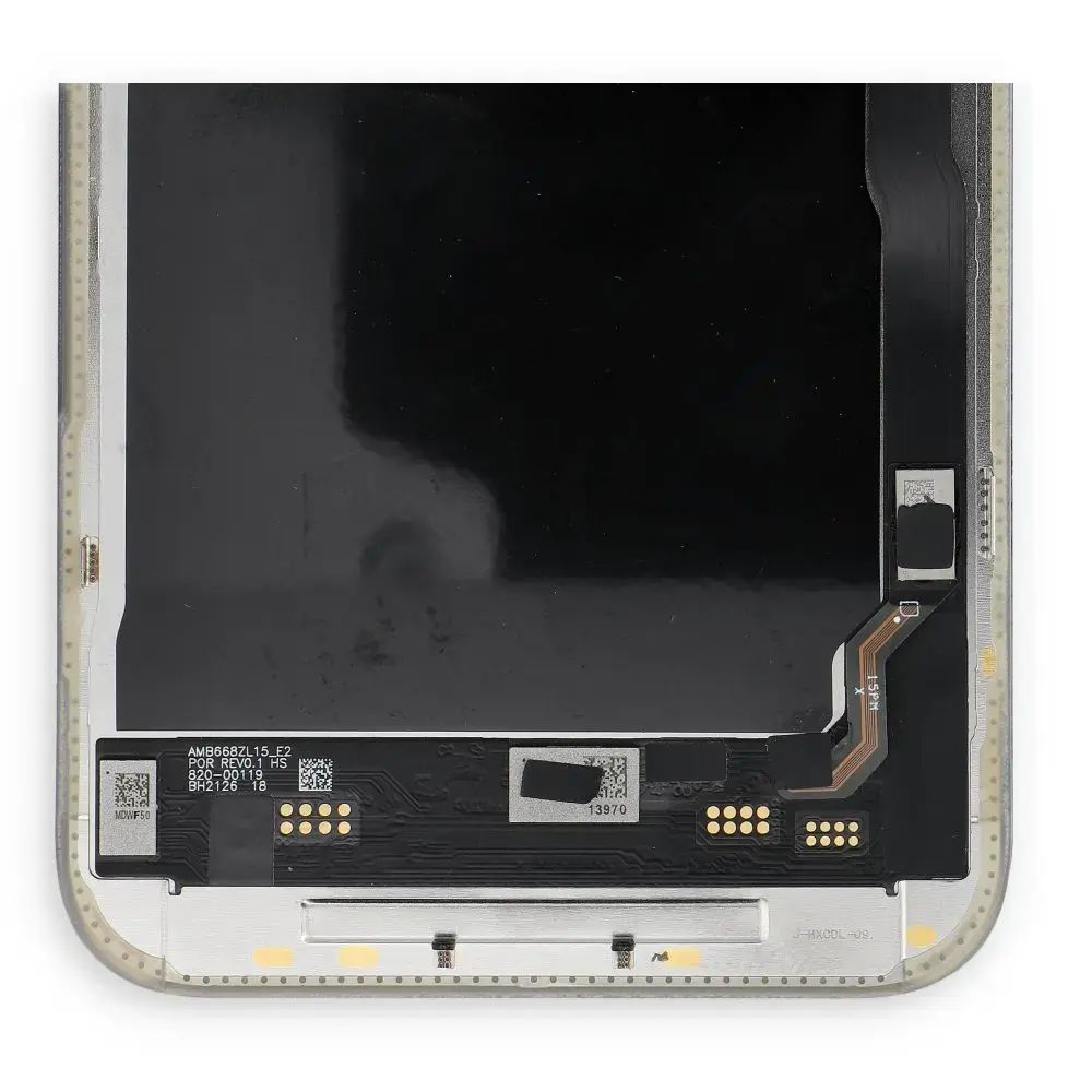 FixCell LCD Display for IPHONE 15 PRO MAX SOFT OLED 120Hz Proximity light sensor flex cable (Diagnosable: Used)