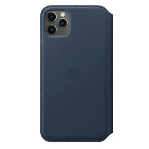 Etui Apple MY1P2ZM|A iPhone 11 Pro Maxotchłanny błękit|navy Leather Book