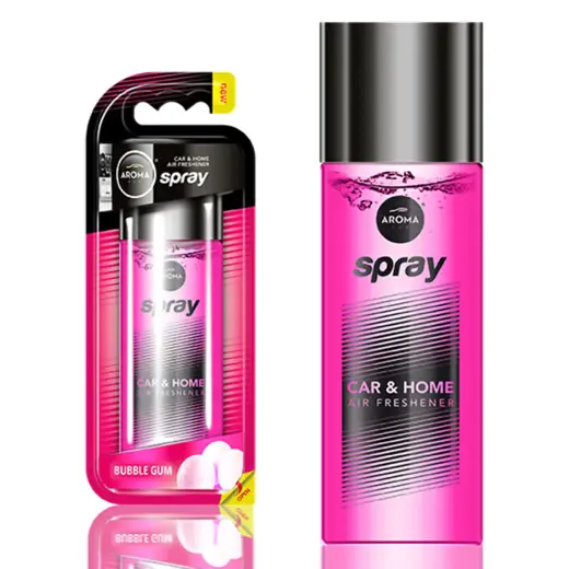 Car air freshener AROMA SPRAY BUBBLE GUM