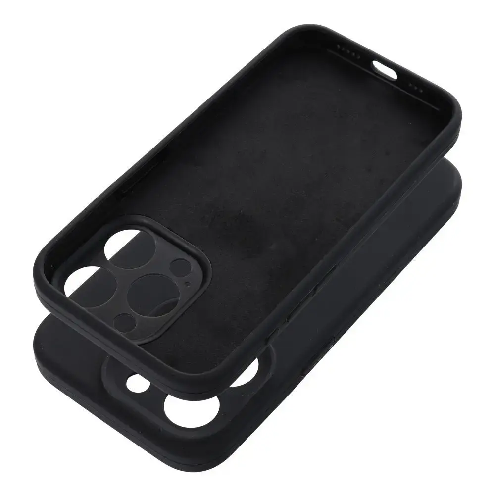 Silicone 2mm maciņš telefonam iPhone 16 Pro Max melns