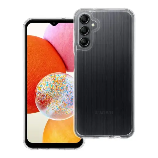 Super Clear Hybrid telefono dėklas Samsung Galaxy A14 4G (A145) skaidrus