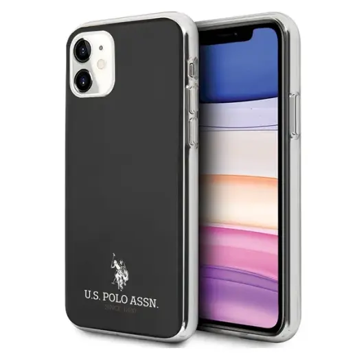 U.S. Polo USHCN61TPUBK Small Horse Cover For Apple iPhone 11 Black