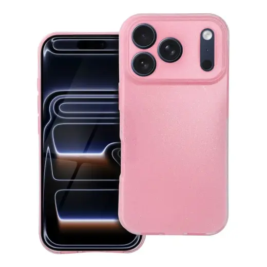 Blink 2 mm telefono dėklas iPhone 17 Pro rožinis