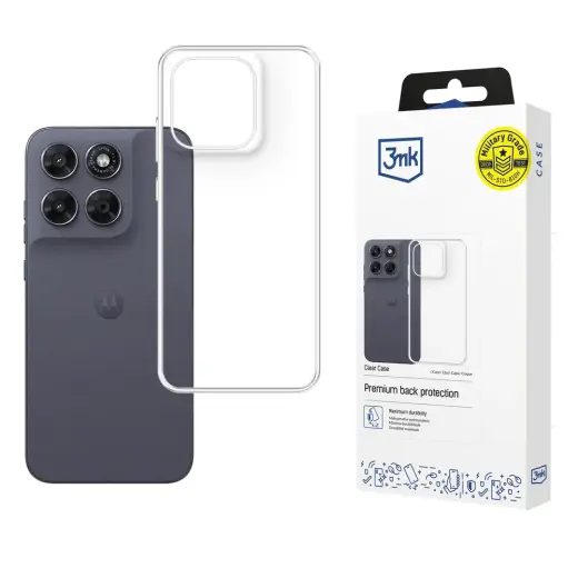 3mk Clear Case for Motorola Moto G67 / Moto G77 - transparent