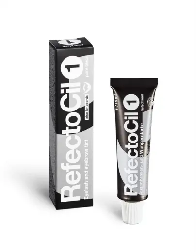 Eyelash Dye RefectoCil Eyelash and Eyebrow Tint Nº 1 Nº 1-Pure Black 15 Ml